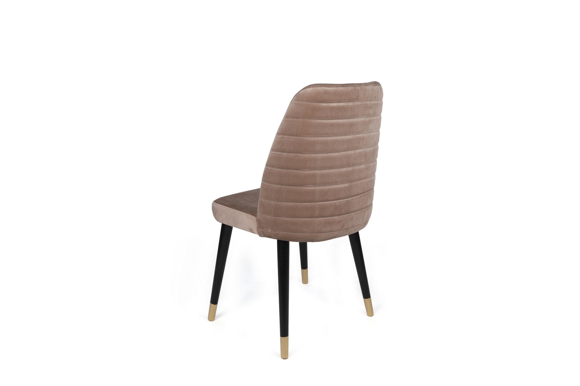 Set di 4 sedie da pranzo in velluto Hugo 364-V4 Beige (3)