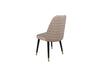 Set di 4 sedie da pranzo in velluto Hugo 367-V4 Crema (3)