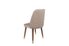 Set di 4 sedie da pranzo in velluto Hugo 387-V4 Crema (3)