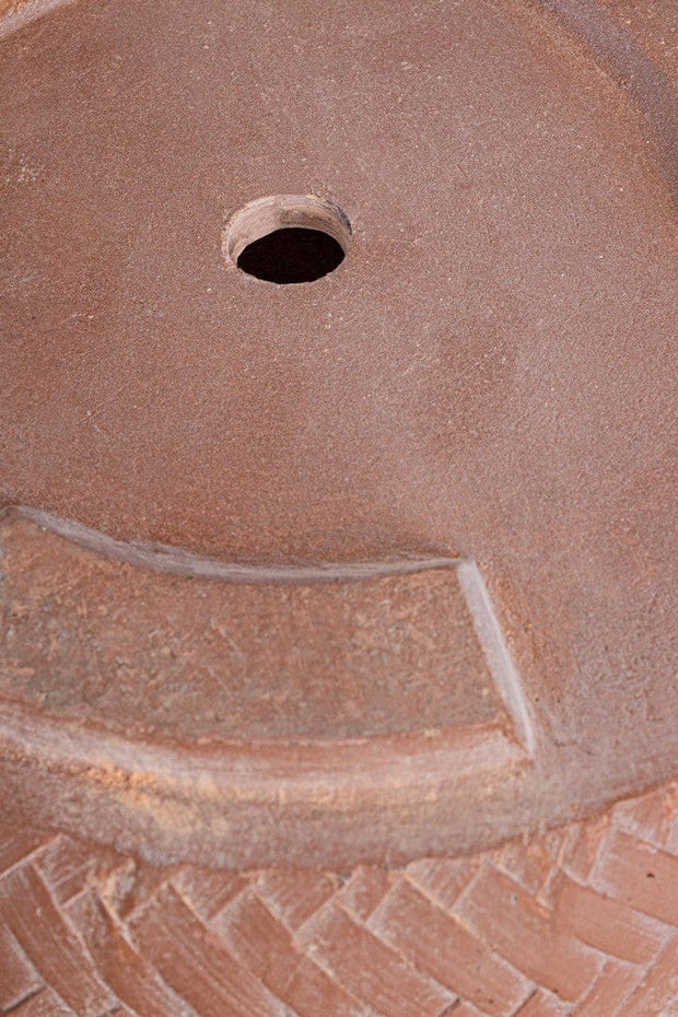 Set di 4 vasi da fiori Tressage Cyl Ruggine (4)