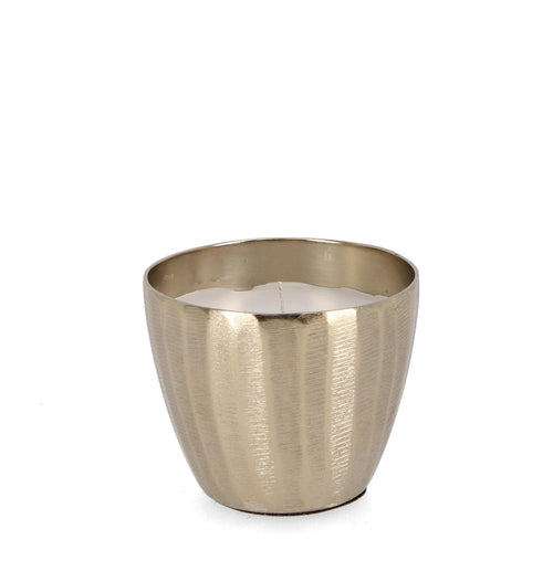 Set di 6 candele decorative Chisel Shaped A Oro (1)