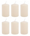 Set di 6 candele decorative Powder Avorio