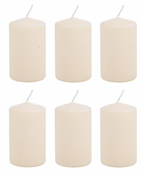 Set di 6 candele decorative Powder Avorio
