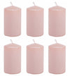 Set di 6 candele decorative Powder Rosa