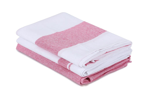 Set di 6 Strofinacci in cotone Pecete Rosa, 45 x 60 cm (1)