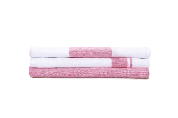 Set di 6 Strofinacci in cotone Pecete Rosa, 45 x 60 cm (2)
