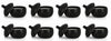 Set di 8 candele decorative Canister S Nero (1)