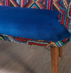 Set divano e 2 poltrone 4 posti in tessuto Bienvelle Blu (2)