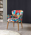 Set divano e 2 poltrone 4 posti in tessuto Morneo Multicolore (3)