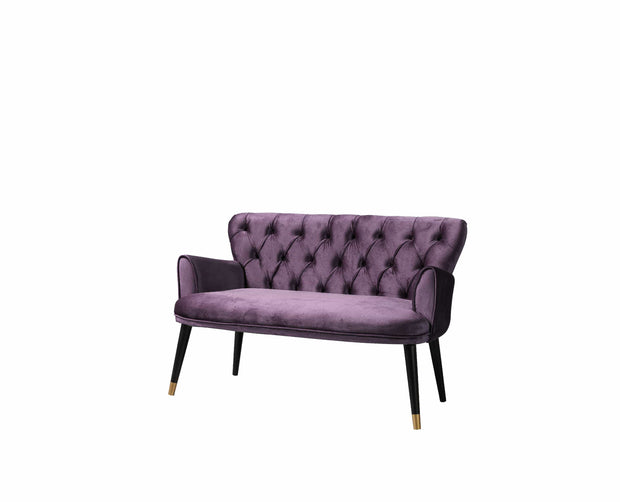 Oyo Set divano e 2 poltrone 4 posti in tessuto Vegas Violetto