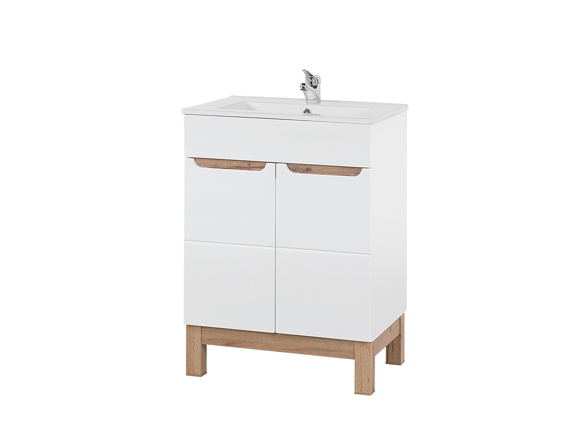 Set mobili da bagno Bali Bianco, 6 pezzi (2)