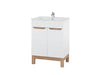 Set mobili da bagno Bali Bianco, 6 pezzi (2)