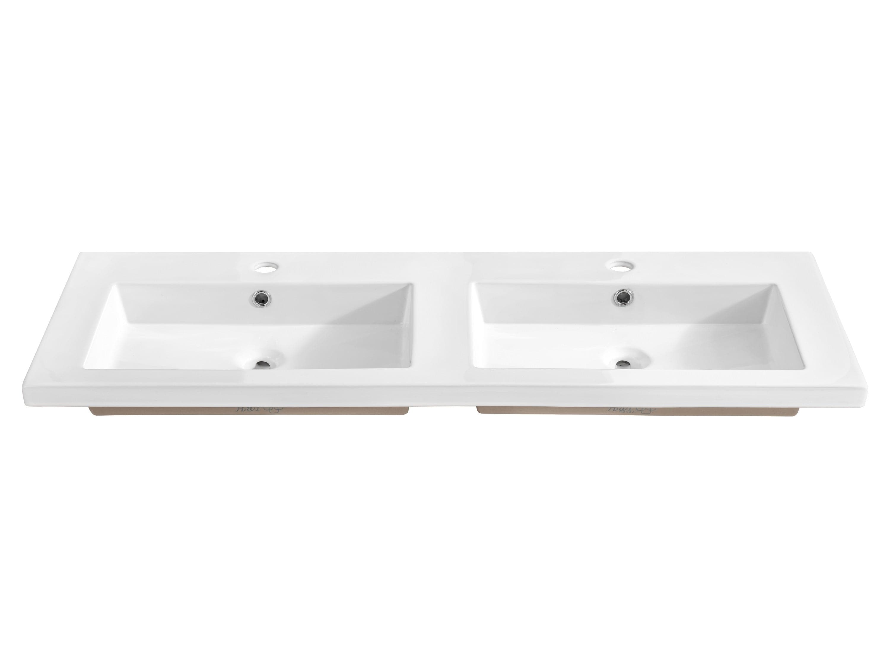 Set mobili da bagno Capri XL Bianco, 7 pezzi (9)