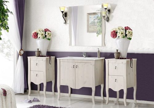 Set mobili da bagno Elisabeth Avorio, 5 pezzi