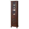 Set mobili da bagno Retro Wengè, 6 pezzi (2)