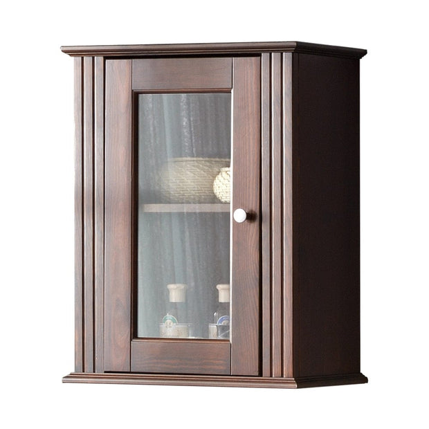 Set mobili da bagno Retro XL Wengè, 7 pezzi (4)