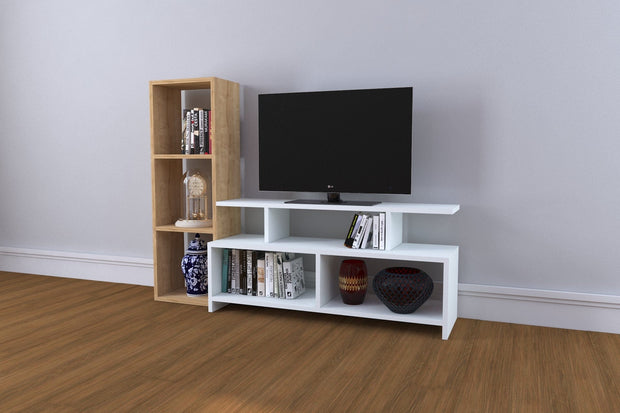 Set mobili soggiorno Cinar Quercia, 2 pezzi