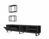 Set mobili soggiorno Denza Grigio, 3 pezzi (2)