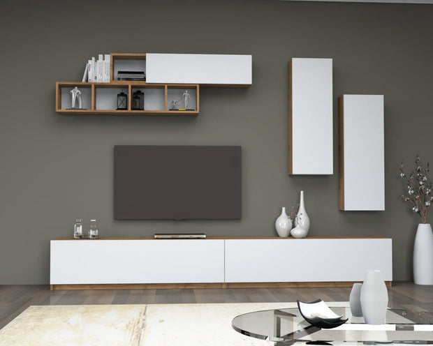 Set mobili soggiorno Dona Noce, 5 pezzi (2)