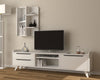 Set mobili soggiorno Doruk Bianco, 2 pezzi