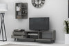 Set mobili soggiorno Doruk Grigio, 2 pezzi (2)