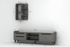 Set mobili soggiorno Doruk Grigio, 2 pezzi (3)