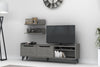 Set mobili soggiorno Doruk Grigio, 3 pezzi (1)