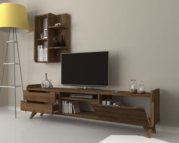 Set mobili soggiorno Doruk Noce, 2 pezzi (2)