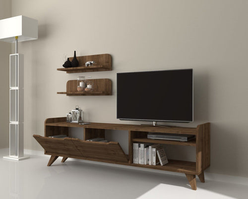 Set mobili soggiorno Doruk Noce, 3 pezzi (1)