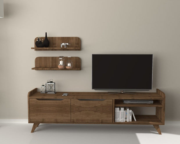 Set mobili soggiorno Doruk Noce, 3 pezzi (2)