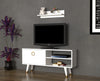 Set mobili soggiorno Eylul Bianco, 2 pezzi (2)