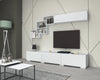 Set mobili soggiorno Free Bianco, 2 pezzi