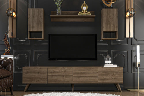 Set mobili soggiorno Gustavo Noce, 4 pezzi (1)