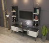 Set mobili soggiorno Istanbul Bianco e Nero, 3 pezzi (1)
