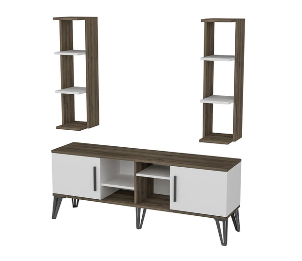 Set mobili soggiorno Istanbul Noce, 3 pezzi
