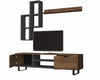 Set mobili soggiorno Lonsa Noce, 4 pezzi (2)