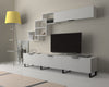Set mobili soggiorno Losta Bianco, 2 pezzi (1)