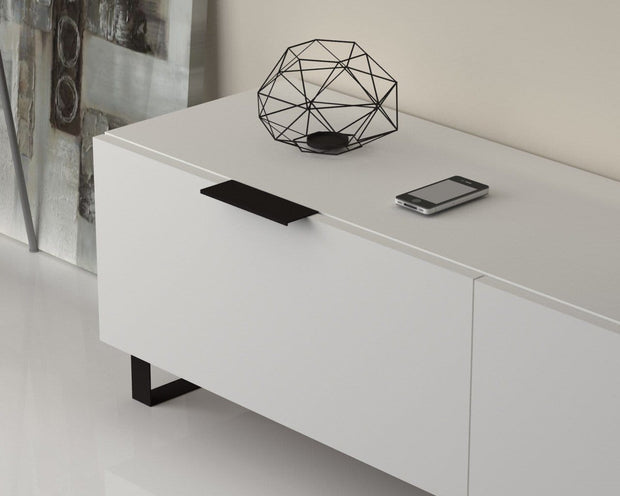 Set mobili soggiorno Losta Bianco, 2 pezzi (3)