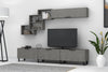 Set mobili soggiorno Losta Grigio, 2 pezzi (1)
