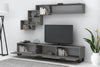 Set mobili soggiorno Losta Grigio, 2 pezzi (2)