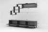Set mobili soggiorno Losta Grigio, 2 pezzi (3)