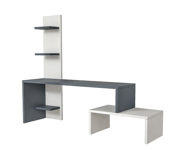 Set mobili soggiorno Serra Grigio, 2 pezzi (2)