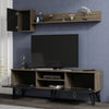 Set mobili soggiorno Tanjant Noce, 3 pezzi (2)