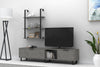 Set mobili soggiorno Zeon Grande Grigio, 2 pezzi (1)