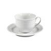 Set tazza caffè e piattino Liam Bianco, 12 pezzi (1)