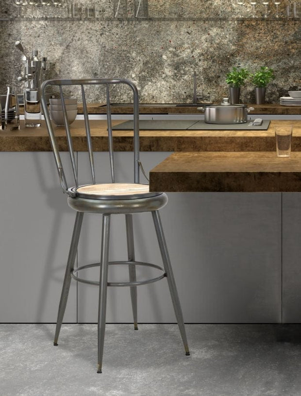 Sgabello Bar Berlin -A- cm 43x51x107 (7)