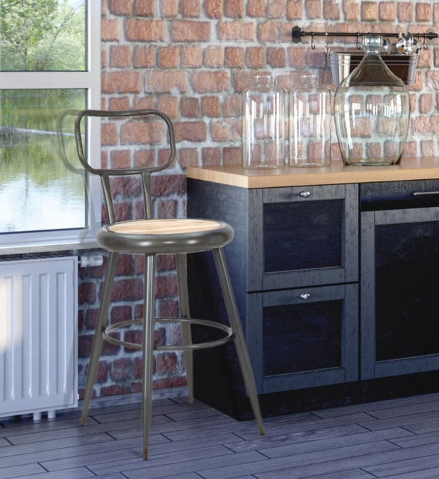 Sgabello Bar Berlin -B- cm 42x54x92 (7)