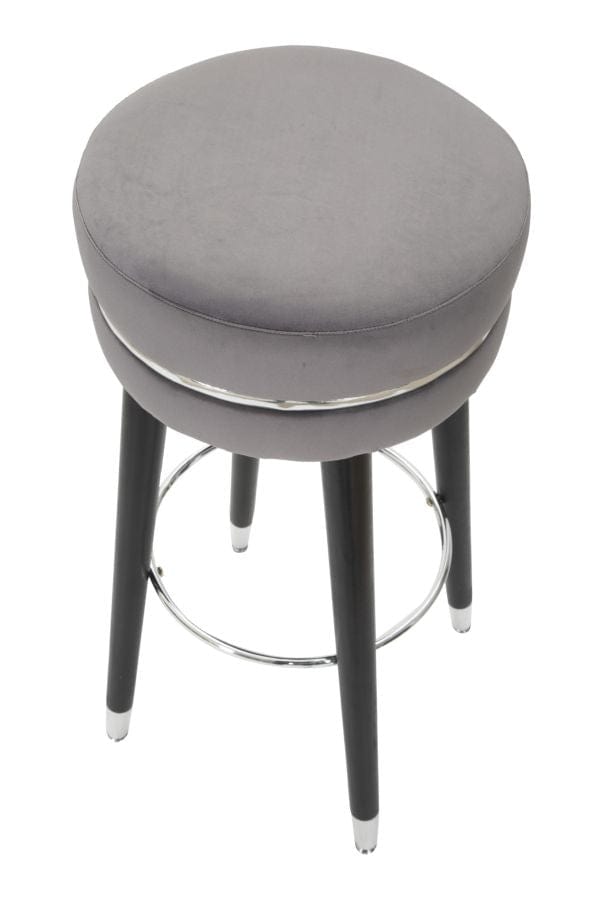 Sgabello Bar Paris Grigio/Silver cm Ø 35x74 (3)