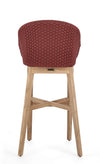 Bizzotto Sgabello da bar Coachella Rosso