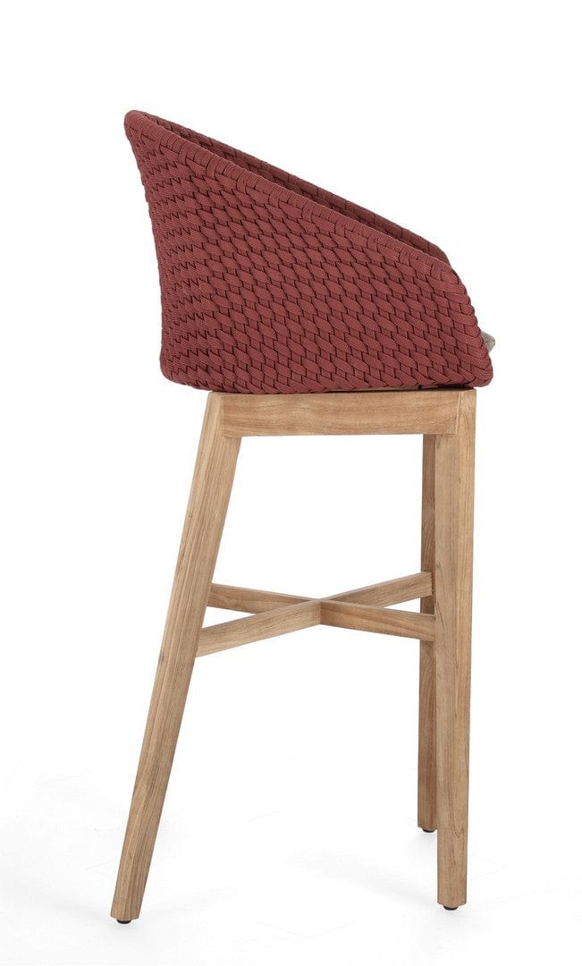 Bizzotto Sgabello da bar Coachella Rosso